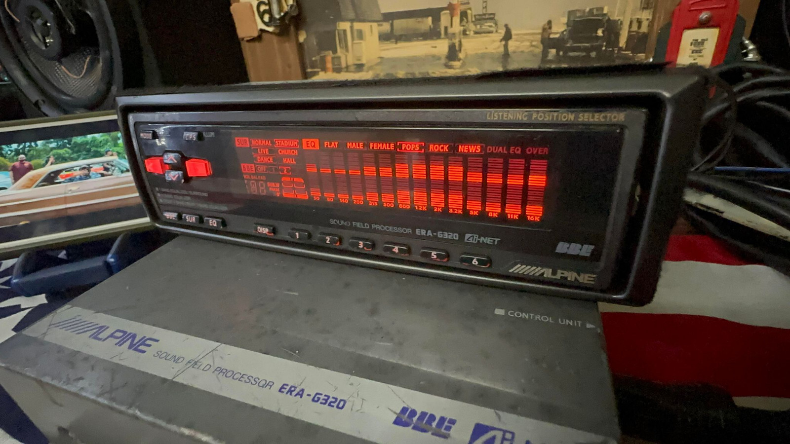 alpine era g320 equalizer eq tested workin perfect eBay