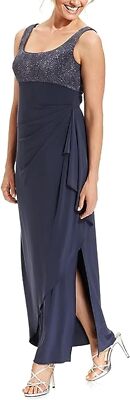 Alex Evenings Long Dress with Bolero Jacket