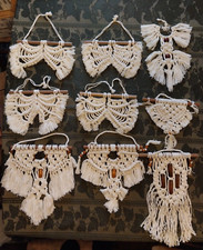 LOT Macrame Wall Hangings 9 New Handmade End of Inventory-Seller inventory