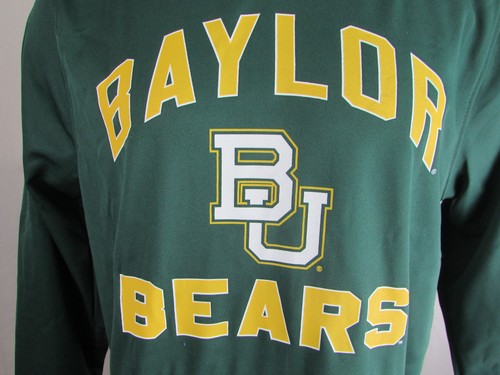 Baylor Bears Men Pullover Green Hoodie NCAA - 第 2/4 張圖片