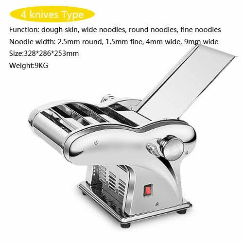 Electric Noodle Machine Dumpling Maker Machine Automatic Pasta Press Maker 110V