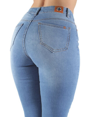 Women's Juniors/Plus Classic High Waist, Straight Leg Jeans