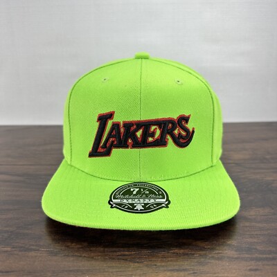 Mitchell & Ness HWC Los Angeles LA Lakers Laser Neon Green