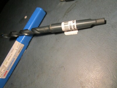 3/8'' HSS 118° Steam Tempered Finish, #1MT Long Style Taper Shank Drill