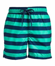KANU SURF MEN'S TROY NAVY/GREEN SWIM TRUNKS/SHORTS ASST SIZES NEW 3466
