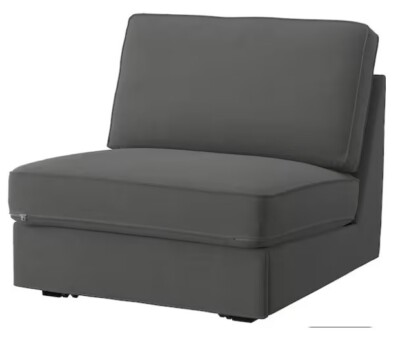 Nagelneuer Ikea KIVIK Bezug für 1-Sitzer Schlafsofa, Tallmyra mittelgrau, 805.578.96