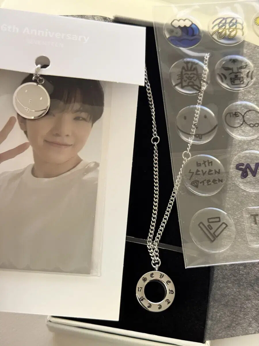 SEVENTEEN - elwovos seventeen 6TH ANNIVERSARY NECKLACE woozi | eBay