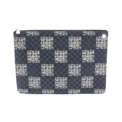 LOUIS VUITTON Pochette Jules GM Christopher Nemeth Business Clutch Tasche N61...