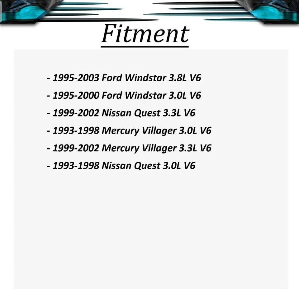 Kit de herrajes de freno de tambor trasero para Ford Windstar 1995-2003 Nissan Quest 1993-1998 Foto 2 de 3