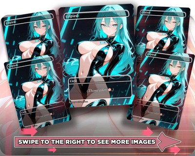 Copied (5) - 5x Waifu Tokens Custom Cards