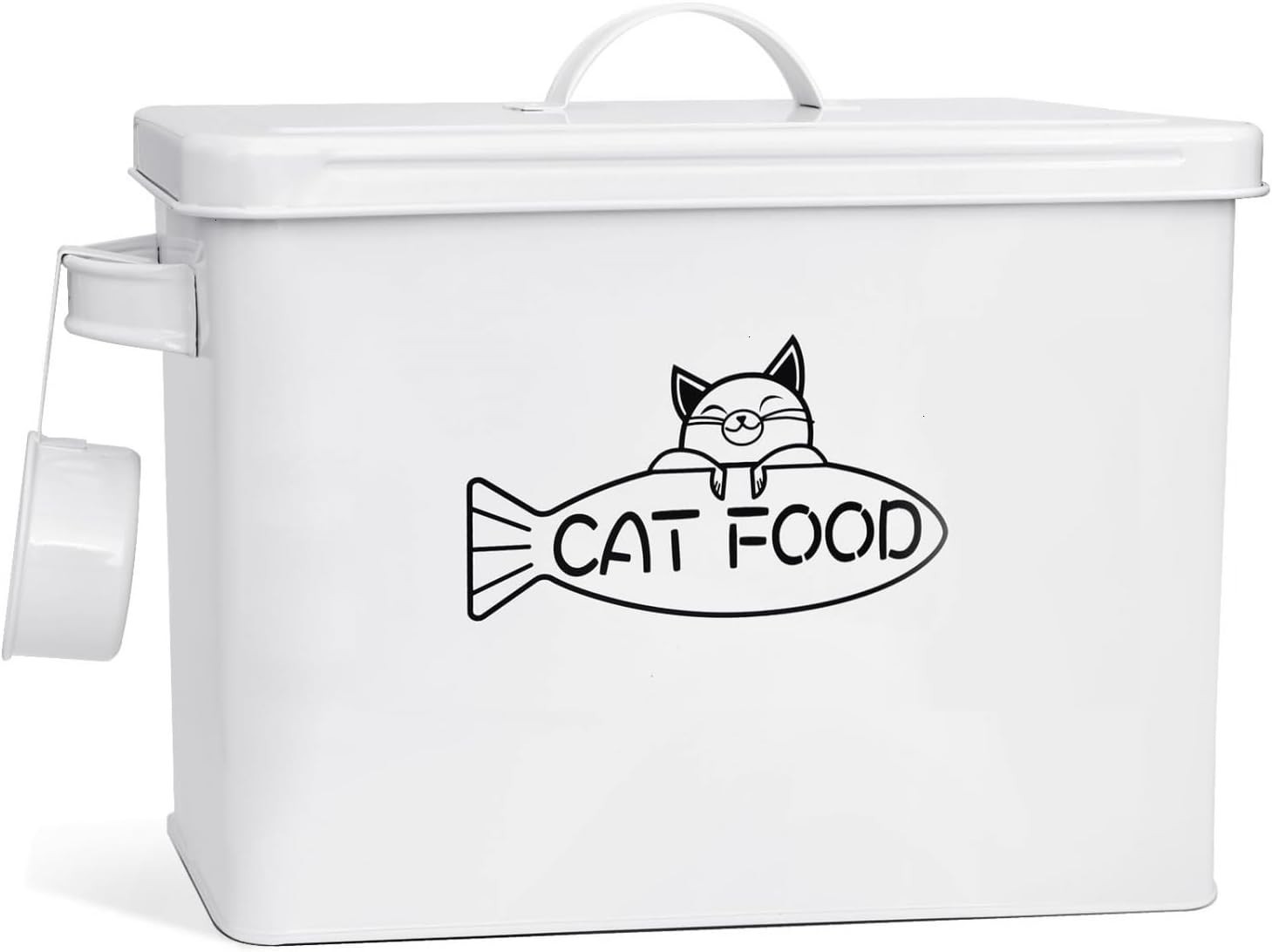 Storage Container With Scoop - Farmhouse Style