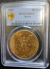 Photo of a 1921 Mexico 50 Pesos Gold from an eBay listing that sold on Jun 17, 2026