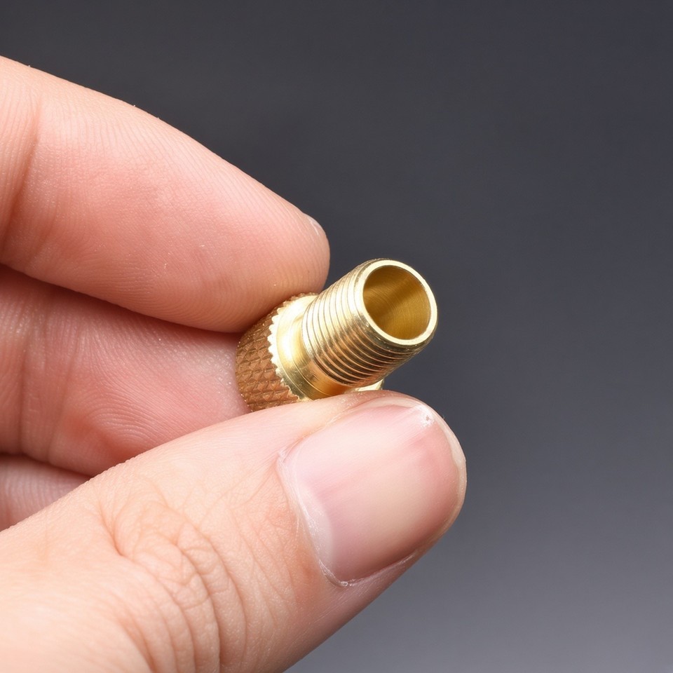 Product photo 2 of 4 — 5 x RIDERACE Brass Presta to Schrader Adapter UK Stock UK Seller
