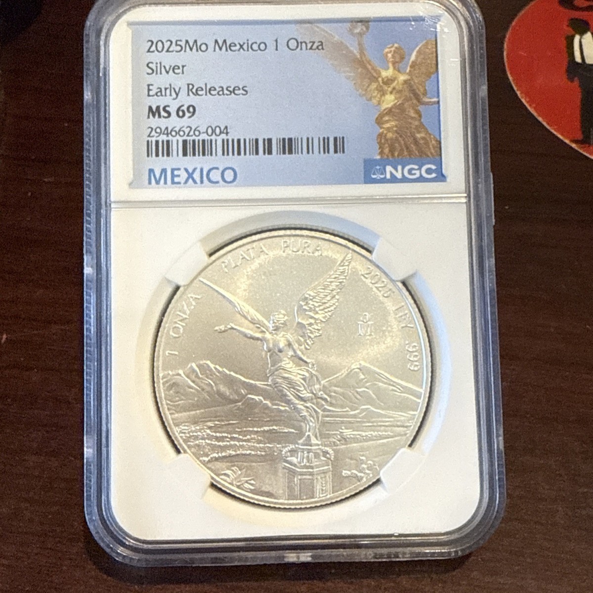 LEONERLPARIS未使用　定価290000円＋税 シルク100% 2025 Mexico 1 oz Silver Libertad NGC MS69 Early Release 300