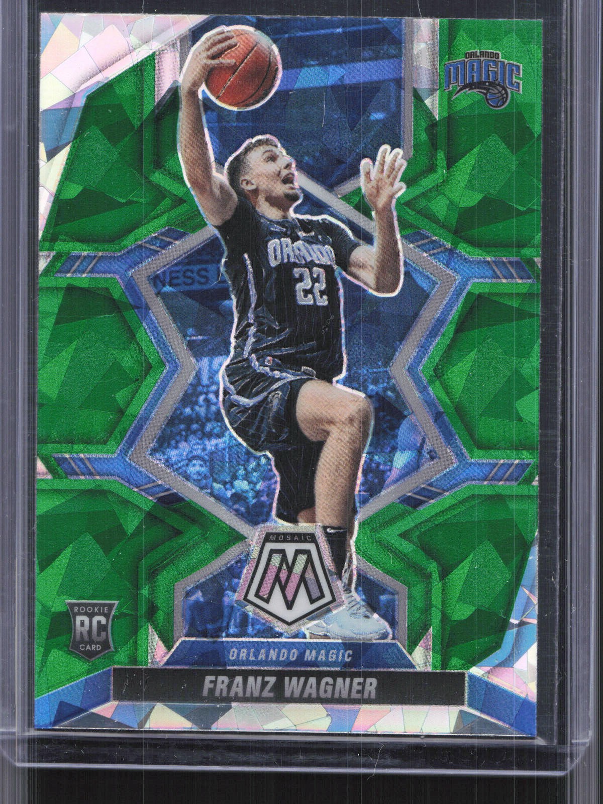 2021-22 Panini Mosaic #220 Franz Wagner Green Ice