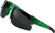 Kids Pixelated Gamer Sunglasses for Boys Girls Ages 3-10, Cool 8-Bit Style Polar