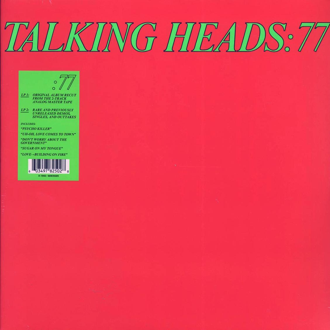 ВИНИЛОВЫЙ альбом Talking Heads - Talking Heads: 77 (с бонусным альбомом)