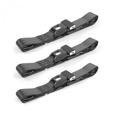 Vintage Truck 1933 - 1947 Standard 2pt Charcoal Lap Bench Seat Belt Kit - 3 Belt Vintage Truck 1933 - 1947 Standard 2pt Charcoal Lap Bench Seat Belt Kit - 3 Belt