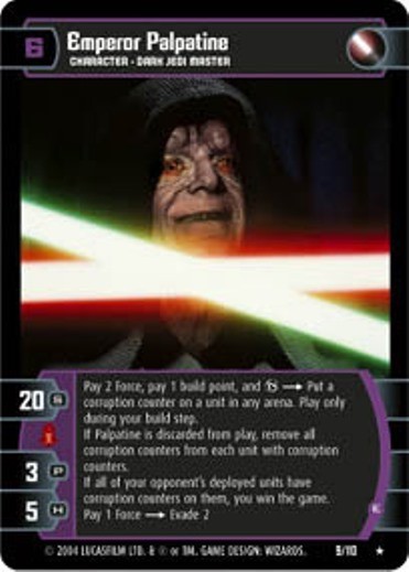 STAR WARS FREE RETURN OF THE JEDI BOOSTER + EMPEROR PALPATINE (E