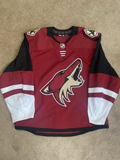 Arizona Coyotes Stripped Game Issued Adidas Jersey 56
