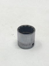 Snap On F-240 3/4" 3/8" Drive Chrome Shallow 12-Point Socket (Condition)