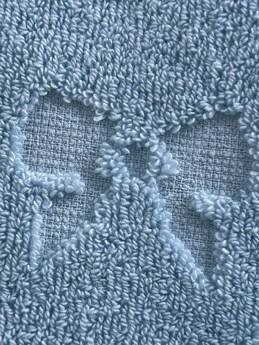 Cupcakes and Cashmere 6 pc Bath Towels Set 100% Cotton Blue Bows NEW! - Picture 11 of 14