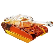 Army Tank Whiskey Decanter by The Wine Savant - Army Gifts for Men - Tank Gif...