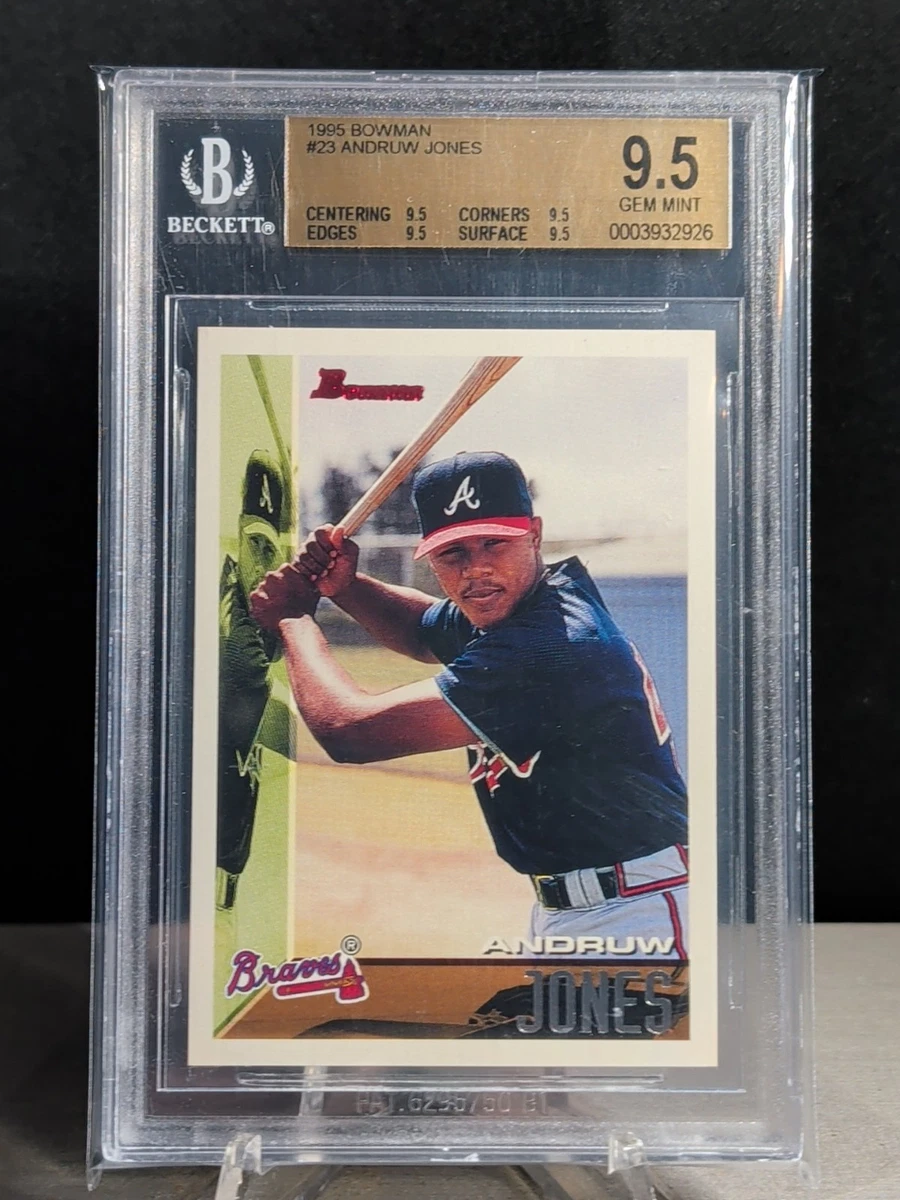 Andruw Jones Beckett Grading Services (BGS) Atlanta Braves