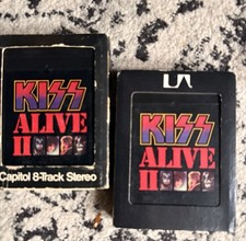 Casablanca Kiss Alive II 1977 Stereo 8-Track Cartridge Tape set vol. 1 2