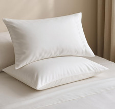 Eucalyptus Tencel Pillowcases King   100 Tencel Lyocell, Cooling Percale Weave,