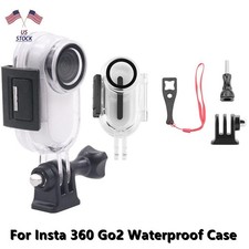 30m Waterproof Housing Shell Protective Cover Mount Adapter For Insta360 go 2 n