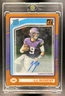 2024 Panini Clearly Donruss JJ McCarthy Rated Rookie Auto Orange #/199 Vikings