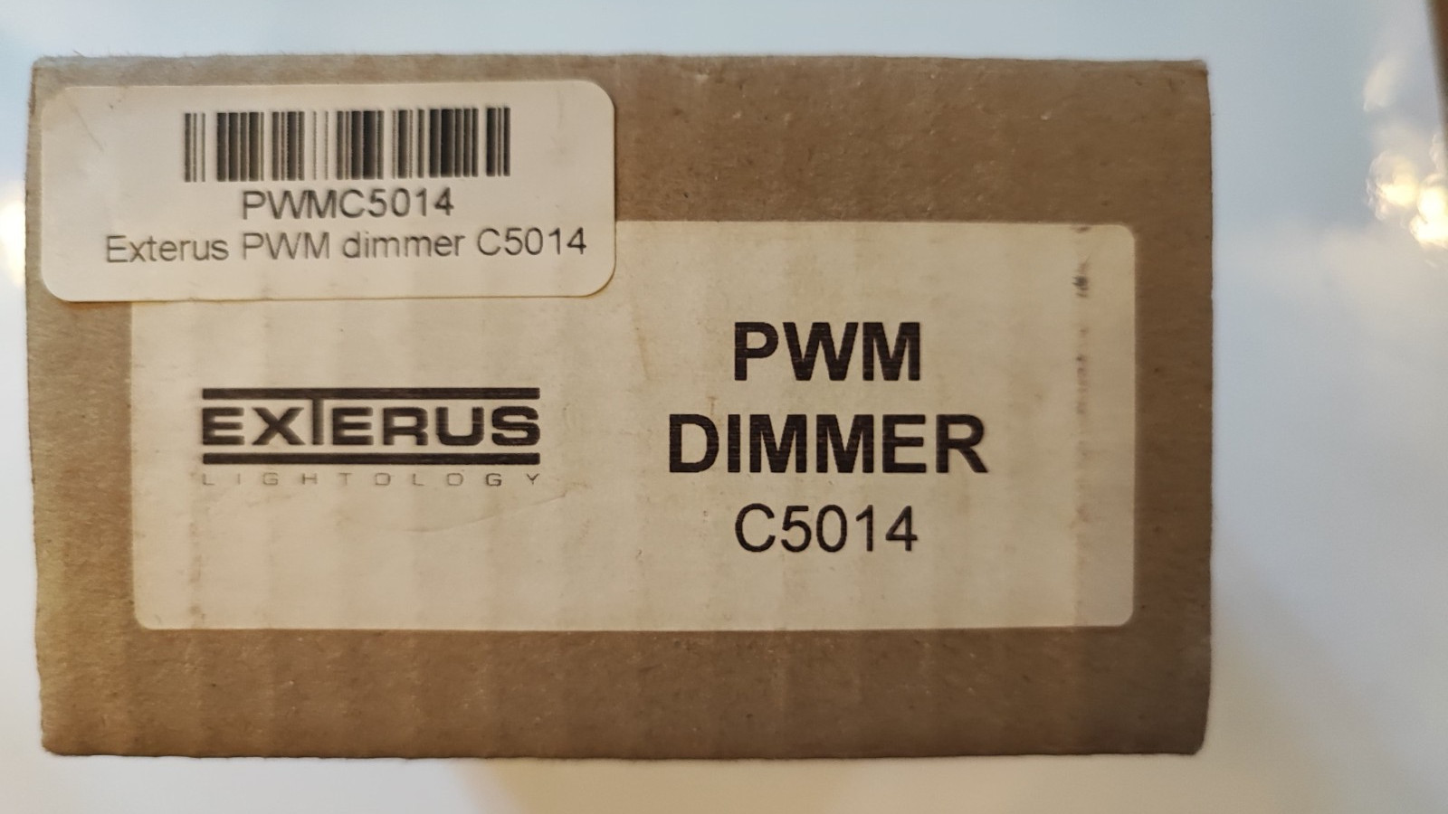 Variateur PWM EXTERUS C5014 contrôleur haute précision en aluminium anodisé