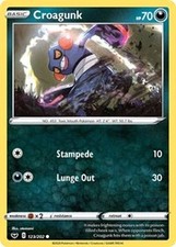 Croagunk 123 SWSH01: Sword Shield Base Set SWSH01 Pokemon2020