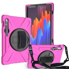 Stand Case For Samsung Galaxy Tab S8 S7 Tablet Shockproof Hard Flip Rugged Cover