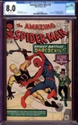 AMAZING SPIDER-MAN #16 CGC 8.0 OW PAGES // 1ST DAREDEVIL CROSSOVER MARVEL 1964
