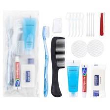 HQSLsund Basic Toiletry Kits, Individually Packed, Personal Hygiene Kit Bulk Hom