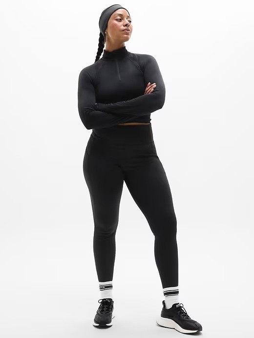 Leggings ATHLETA Altitude Edge neri vita alta foto 4
