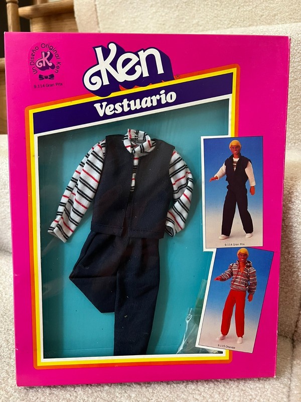 Ken doll fashion #9114 -Grand Prix 1984 - Foreign import from Spain