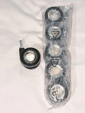 PACK OF 5 Office Chair Caster Wheels Black Universal Quiet Swivel Casters