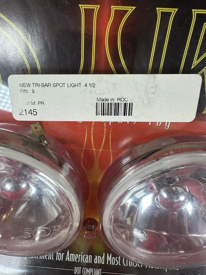 Новый трехполосный прожектор AdJure пара 4,5 дюйма для Harley Davidson сменный DOT Cruiser - Изображение 2 из 4