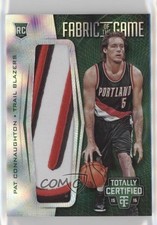 2015-16 Panini Totally Certified Green 3/5 Pat Connaughton #FRJ-PC 2w1