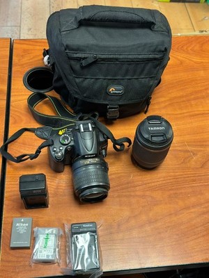 Nikon D D5000 12.3MP Digital SLR Camera BUNDLE READ DESCRIPTION
