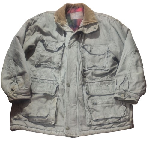 Woodsman ATA Mens All Terrain Field Jacket With Corduroy Collar & Quilted Lining