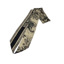 Christian Dior Mitza Toile De Jouy Scarf Logo Animal Pattern Beige From Japan
