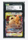 Pokemon CGC 8 Eevee & Snorlax GX Ultra Rare 2019 120/181 Team Up English