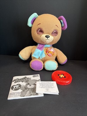 Thready Bear Interactive Teddy Bear w/Magical Expressive Eyes 14'' Plush.