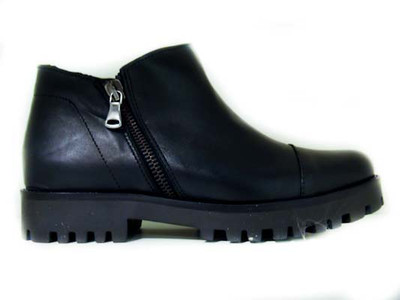 Art 803 Kalbsleder schwarz für Damen Stiefelette Absatz 30 Damen Stiefel Boots Woman