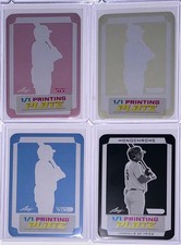2025 Leaf Vivid Baseball Leodalis De Vries Monochrome Printing Plate 1/1 Set