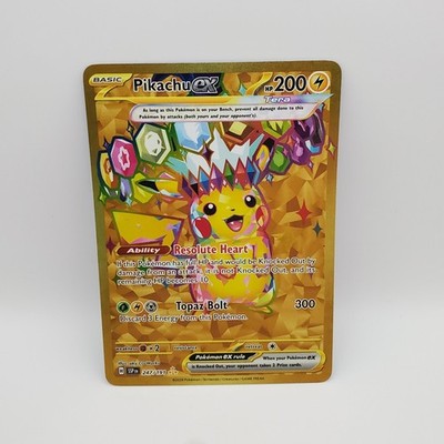 Pikachu ex 247/191 Sv08: Surging Sparks Holo Gold Hyper Rare 